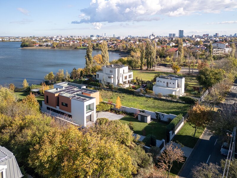 Sector 1 Smart-Home nZEB spectaculoasa Bucuresti  cu deschidere lac - teren 2000mp
